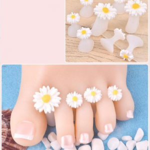 Separador de dedos de Margarita Blanca