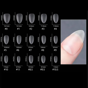 Tips Press On Almendra Pequeña 300 Unidades