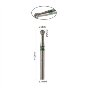 Fresa para Manicura Russa Punta Redonda L - 2,7mm